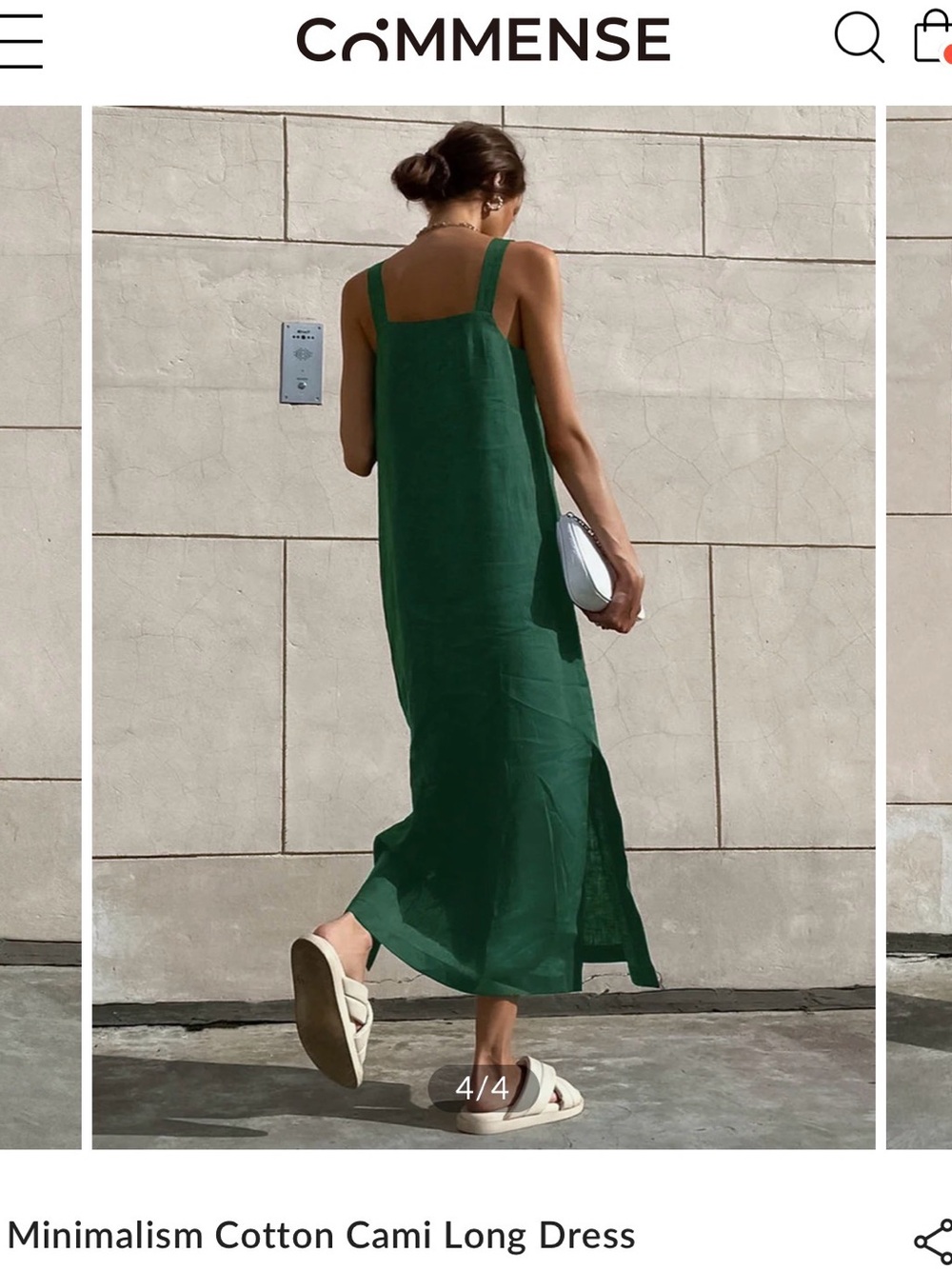 COMMENSE Cotton Dress - Picture 2 of 10